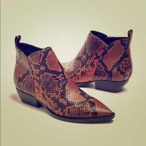 Marc Fisher Snake Booties